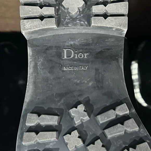 Authentic Christian Dior Tartan D-Order Boots